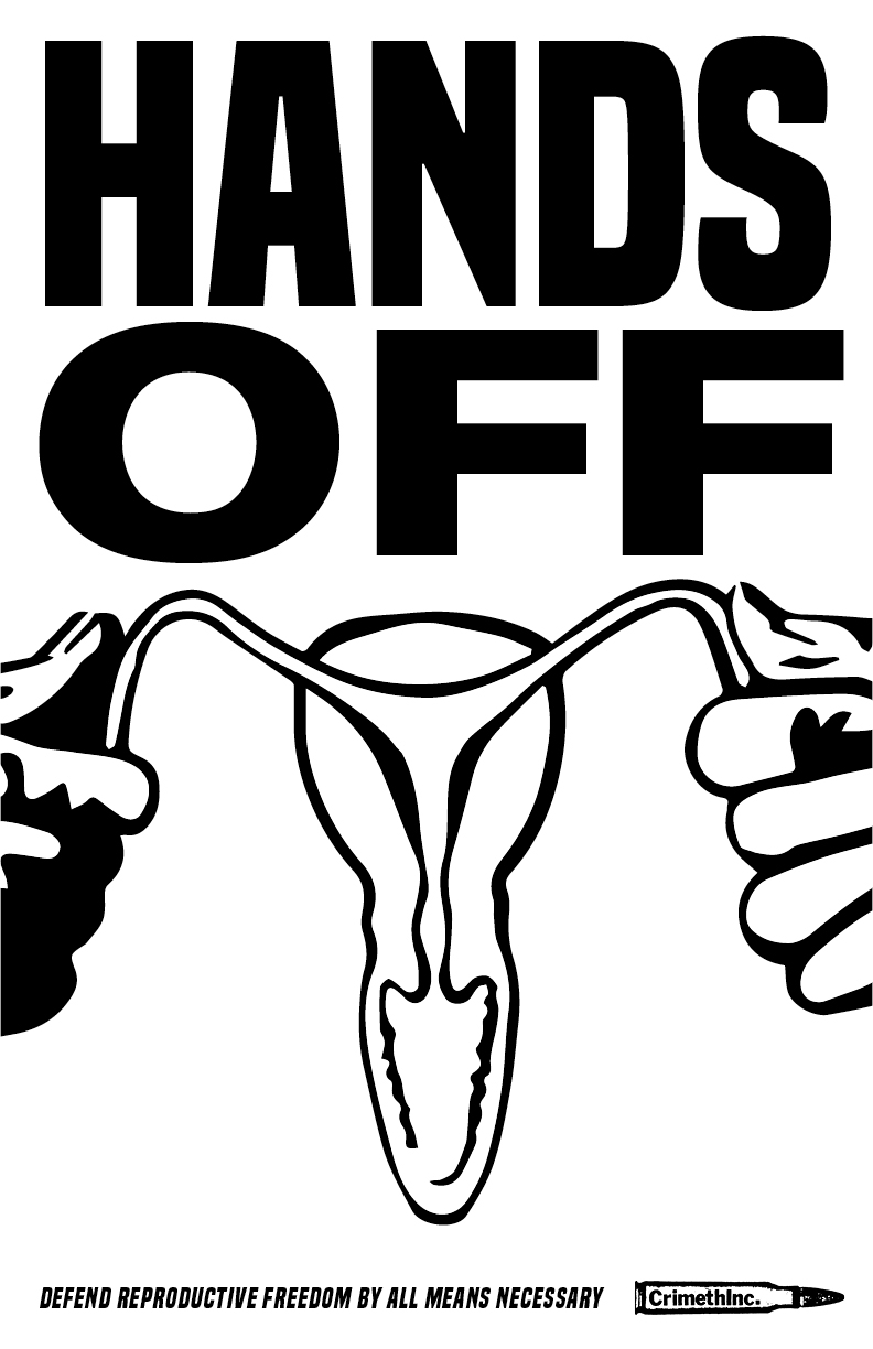 Photo of ‘Hands Off’ front side